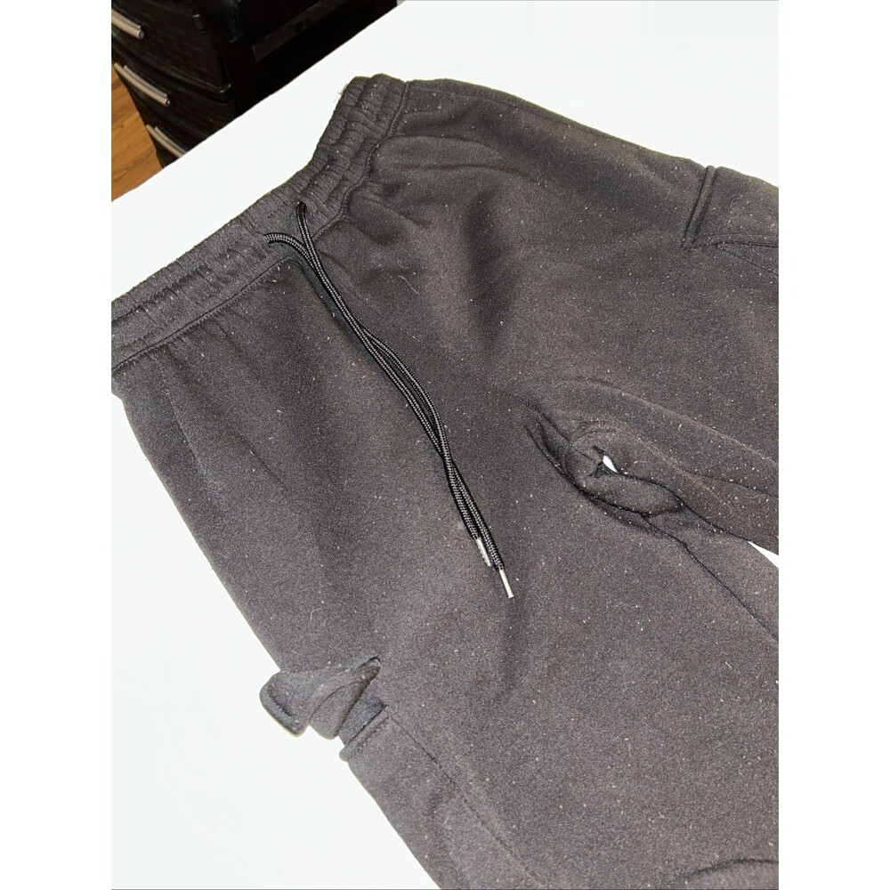 No Boundaries XS Size 1 Juniors Black Cargo Sweat Pants
